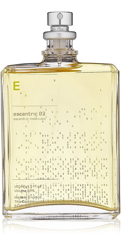 Edt 3.4 Onzas 03 Escentric Molecule Unisex En Spray 