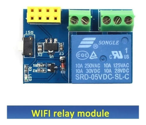 Módulo Relé Wi-fi Esp8266 Com Esp-01 Arduíno Inteligen