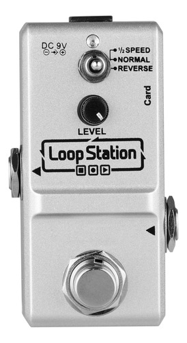 Pedal De Efectos Con Memoria Mini 10 Time Looper De 1 Gb