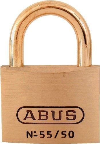 Abus 55mb/50 Candado De Latón Macizo Con Llave Diferente Gri