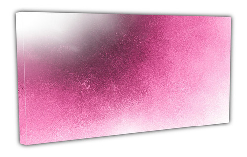 Cuadro Lienzo Canvas 30x110cm Pintura Morada Rosa Arte