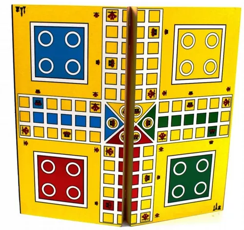 Jogo De Ludo Estojo Tabuleiro C/ 1 Dado E Pinos