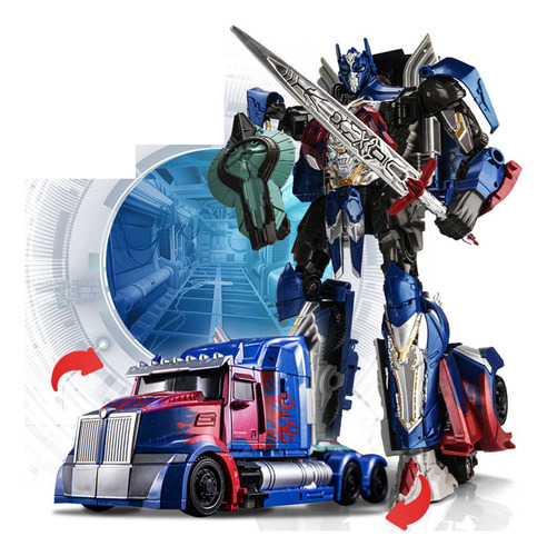Minicoche Transformable Transformers Optimus Prime Truck Lzl