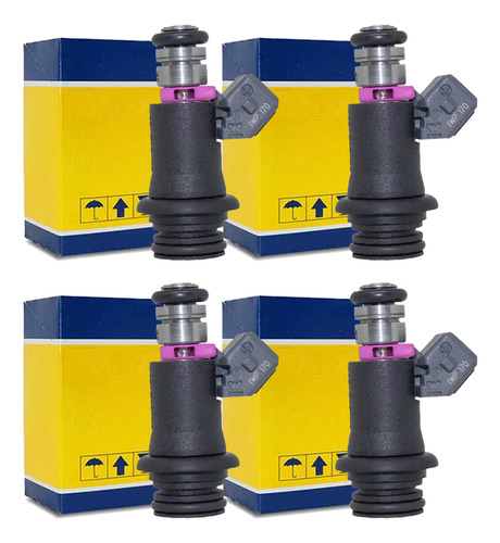 Kit 4 Bico Injetor Iwp170 Gol G3 1.0 1.6 Flex 2003 A 2005