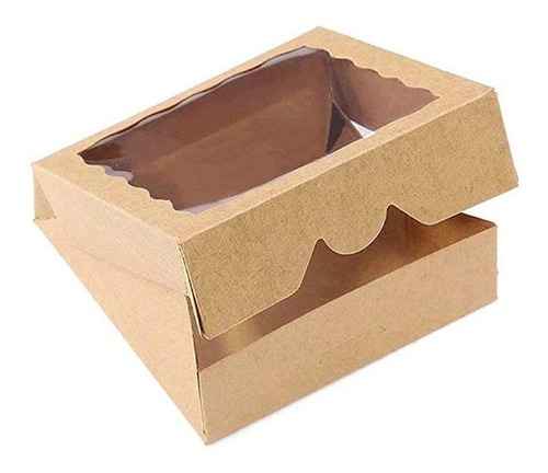 Una Más 9inch Brown Panadería Pie Cajas, Grandes Cajas De Ga