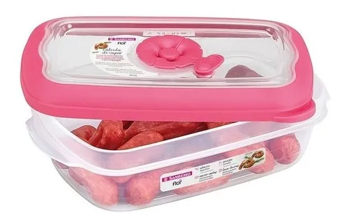 comprar Contenedor Rectangular Plastico Pote San Remo 430ml