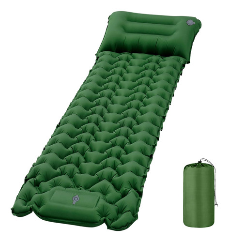 Colchoneta Inflable 50d Para Acampar Con Almohada Con Bomba 