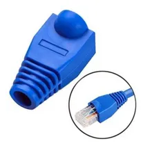 Comprar Capuchas Para Conectores Rj45 Cable De Red Bolsa X100 Unids
