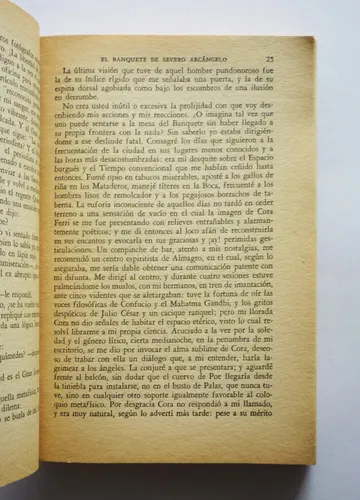 El Banquete De Severo Arcangelo - Leopoldo Marechal (Usado)