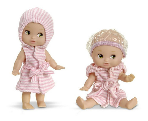 Boneca Mini Doll Little Mommy Hora Do Banho - Pupee