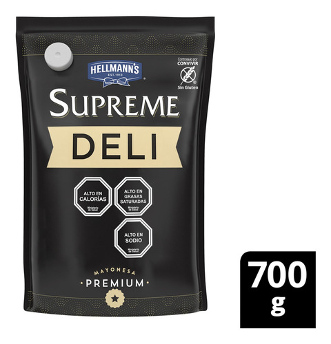 Hellmann's Supreme Mayonesa Deli Doypack 700gr