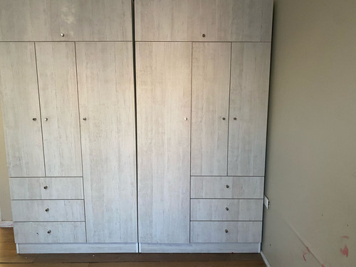 Closet Dormitorio 3 Puertas 3 Cajones +  Colgador