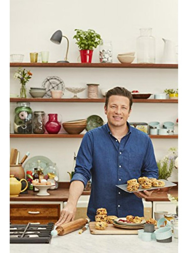 Jamie Oliver Molde 12 Muffin Antiadherente Acero Gris/menta