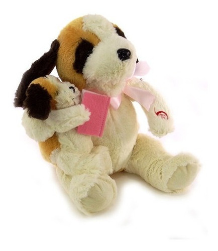 Peluche Perrito Con Hijo Musical 26cm Phi Phi Toys 1808