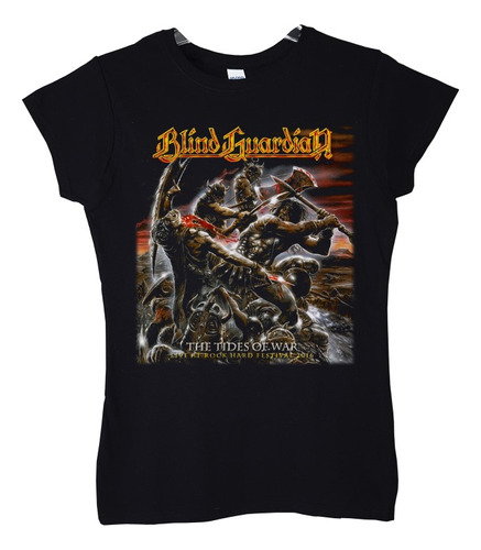 Polera Mujer Blind Guardian The Tides Live Metal Abominatron