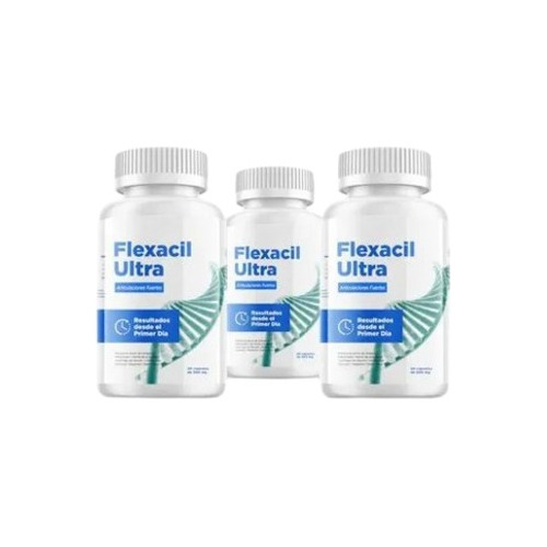 Flexacil Ultra Articulaciones Fuertes 20cap 500mg 03 Frascos