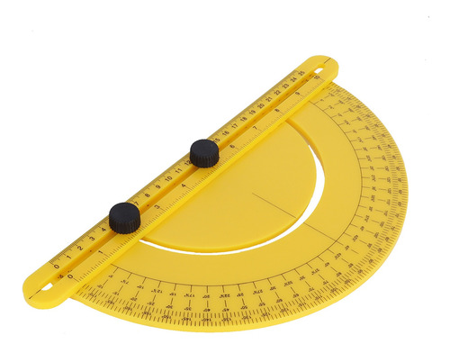 Regla Angular Semicircular Universal Para Carpintería