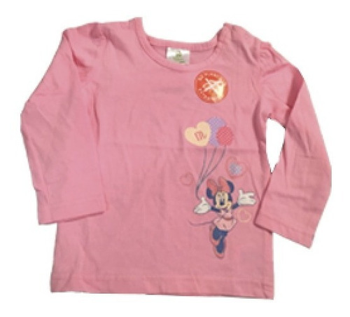 Polera Minnie De Algodón Para Bebé Niña Disney Baby 