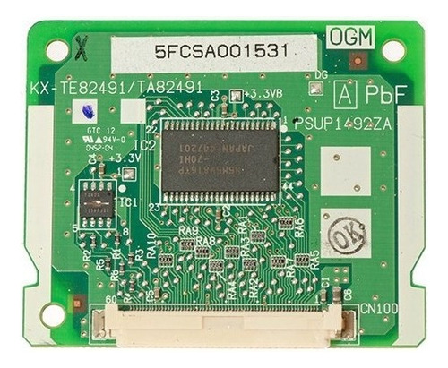 Tarjeta De Expansión Panasonic Un Canal Para Kx-tem824