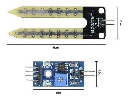 Sensor De Humedad De Suelo Fc-28, Arduino