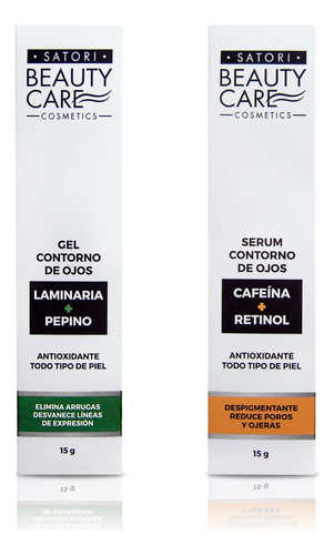 Dúo Contorno De Ojos Anti Age Antioxidant Satori Beauty Care