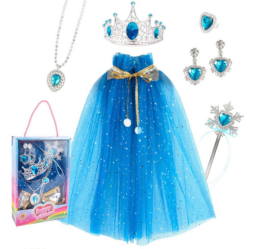 Ggg Accesorios De Capa De Princesa Elsa, Para Niñas , 6