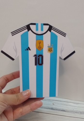 10 Cajitas Golosineras Camiseta O Pelota Futbol