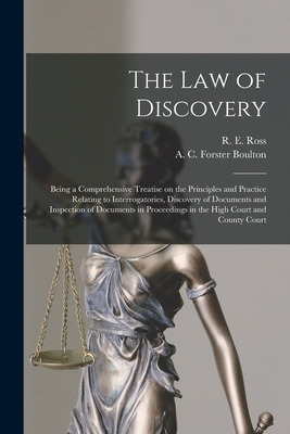 Libro The Law Of Discovery [microform]: Being A Comprehen...