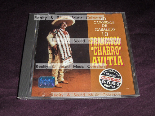 Francisco Charro Avitia 10 Corridos De Caballos Cd Orfeon