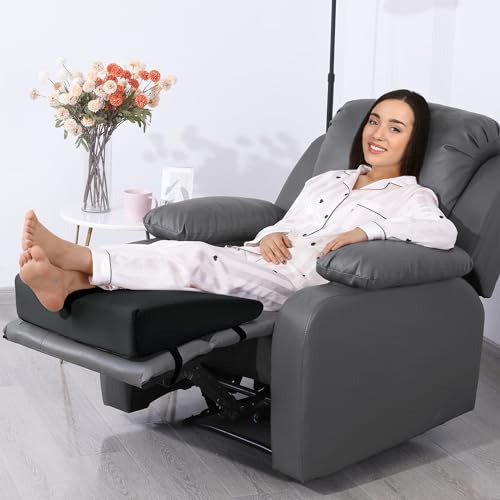 Almohada Reclinable Viscoelástica Grande, Cojín Cuña, Extens