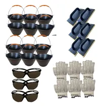 Comprar Combo Albañilería 12 Balde + 6 Fratachos 6 Guantes 3 Gafas