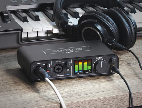 Interfaz De Audio Motu M2 2x2 Usb-c Con Ess Sabre32 Ultra Da