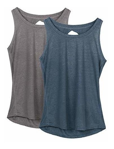 Icyzone Yoga Tops Activewear Workout Clothes