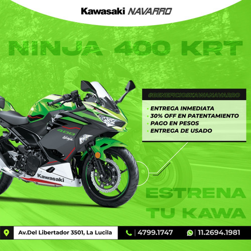 Imagen 1 de 15 de Kawasaki Ninja 400 Krt- Entrega Inmediata, Tomamos Tu Usado!