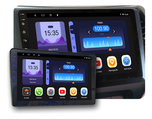Central Multimídia Jeep Cherokee Android 9