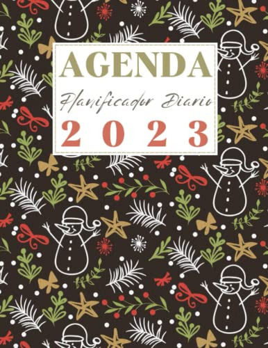 Agenda Planificador Diario 2023: Enero 2023 A Diciembre 2023