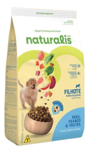 Naturalis Perro Cachorro Pollo/pavo/frutas 2,5kg. Np