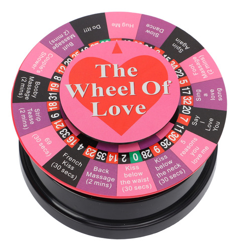 Mini Juego Sexual Portátil Wheel Of Love The Game Fun Turnta