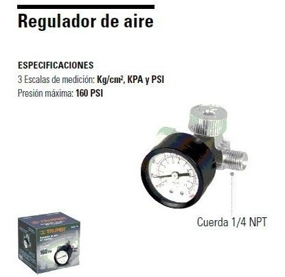 Regulador De Aire Truper Cod: 2510081