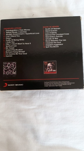 Slayer Box Duplo Undisputed South Heaven Raro Death Metal (Usado)
