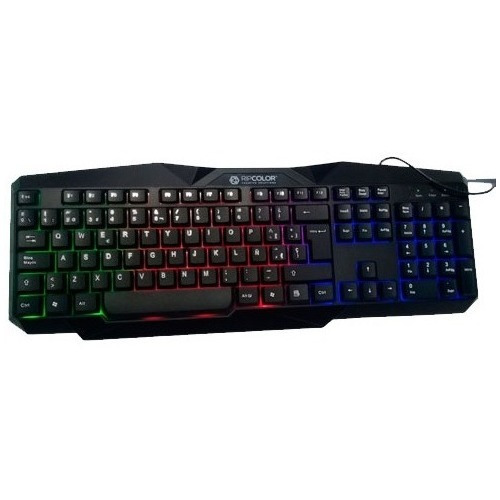 Teclado Gamer Iluminado Ripcolor - Queoferta.uy