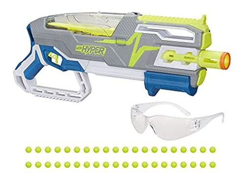 Nerf Hyper Siege-50 Blaster De Acción De Bomba, 40 Hyper Rou