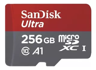 Tarjeta de memoria SanDisk SDSQUAM-256G-GN6MA Ultra con adaptador SD 256GB