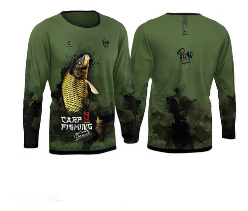 Remera Payo Carpfishing Secado Rápido Termica Pesca Oferta