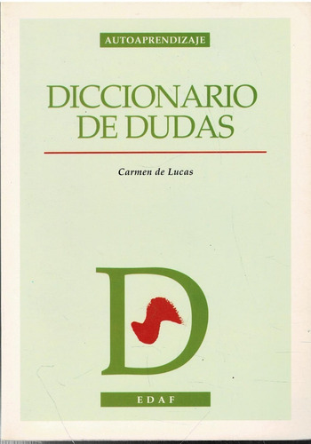 Diccionario De Dudas - Carmen De Lucas - Edaf