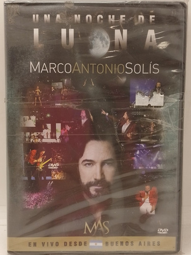 Marco Antonio Solis Una Noche De Luna Dvd Nuevo 
