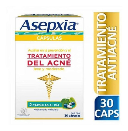 Imagen 1 de 1 de Tratamiento Antiacné Cápsulas 30 Pz