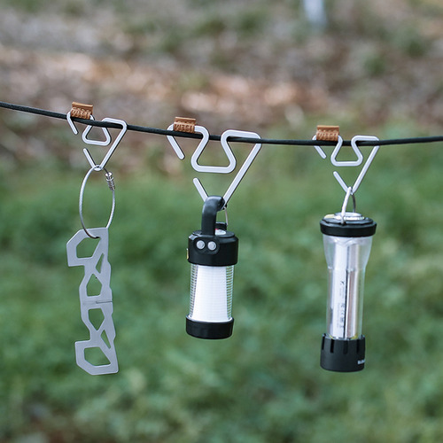 Gancho Multifuncional Para Linternas De Camping Y Ab