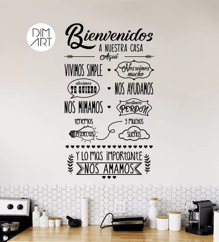 Vinilos decorativos para pared, Estilo de Vida Hogar