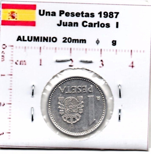 Moneda Del Mundo España Una  Pesetas  E4